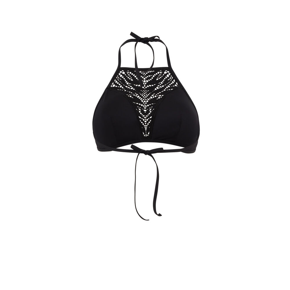 Parte de arriba de bikini sujetador - negro negro.