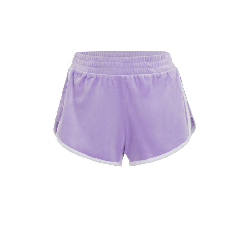 Short liso de terciopelo - morado Short liso de terciopelo - morado;