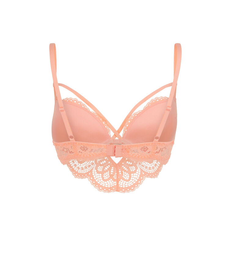Sujetador push-up con detalle de joya - rosa claro rosa pastel.