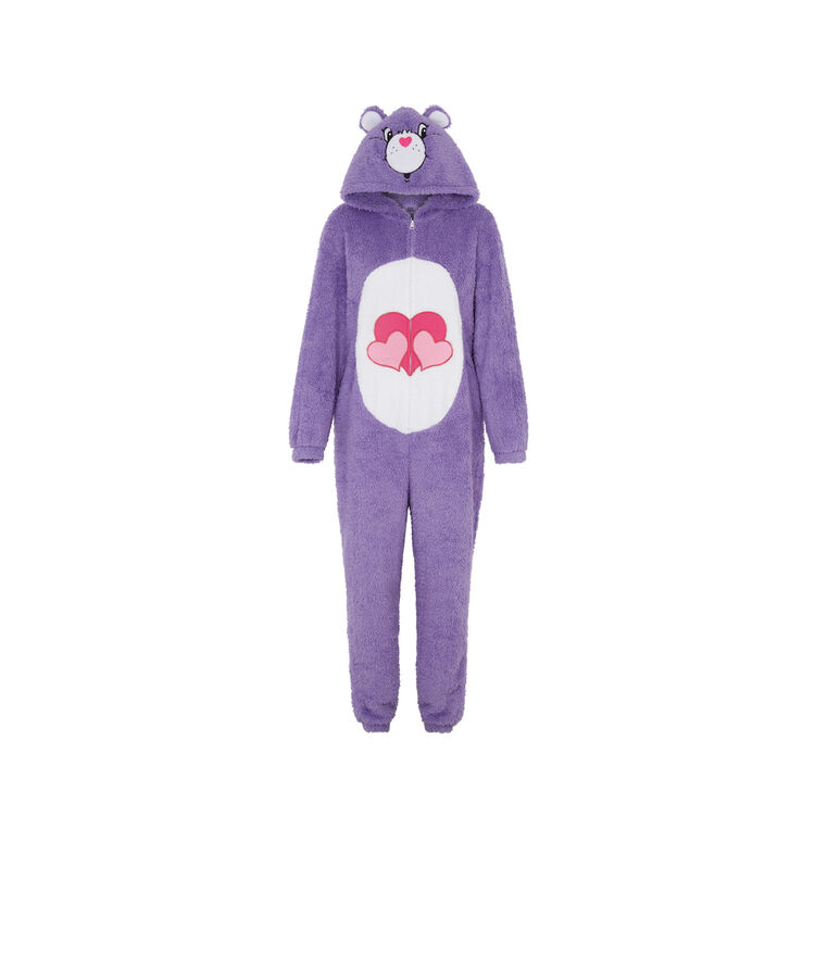 Mono polar con estampado de ositos amorosos bisounoursiz morado.