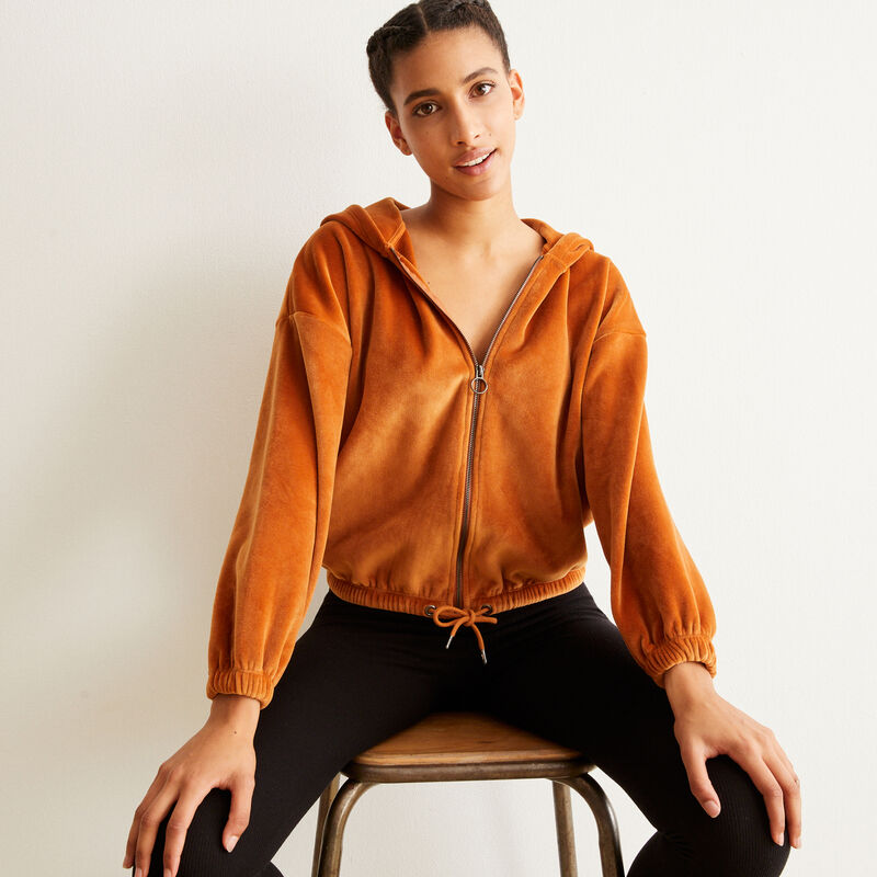 Sudadera con capucha - marrón Sudadera con capucha - marrón;