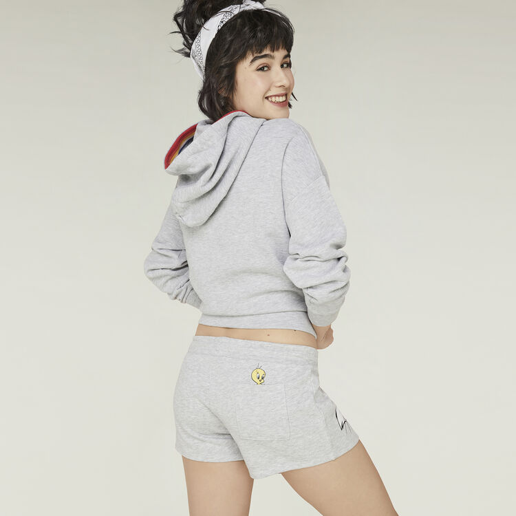 Sudadera gris microisiz grey.