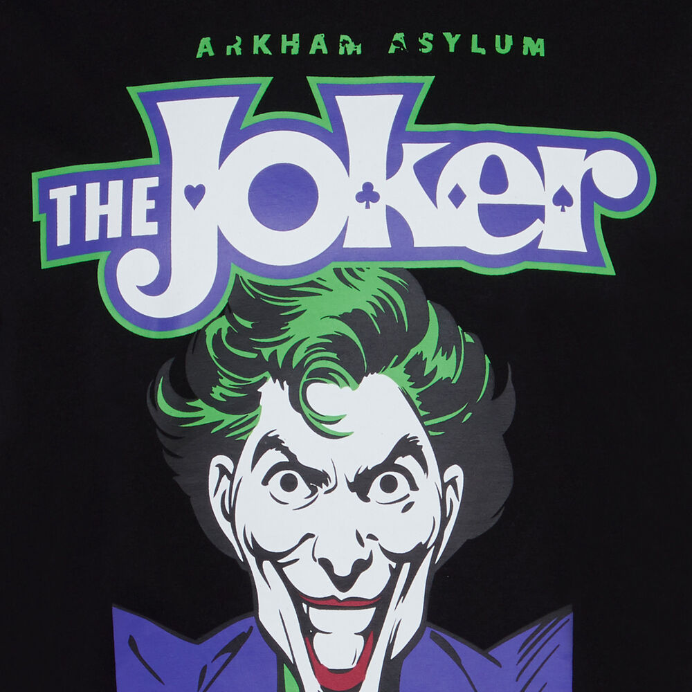 Top con estampado de joker - negro negro.