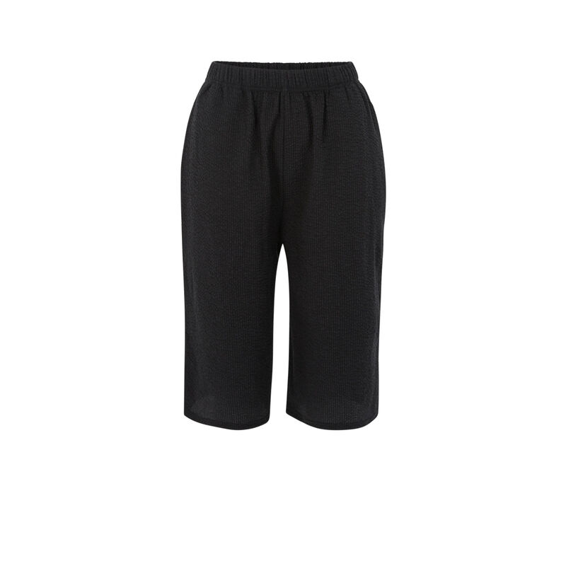 Pantalones con textura - negro Pantalones con textura - negro;