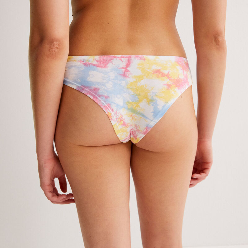 Braguita brasileña con estampado tie and dye - rosa Braguita brasileña con estampado tie and dye - rosa;