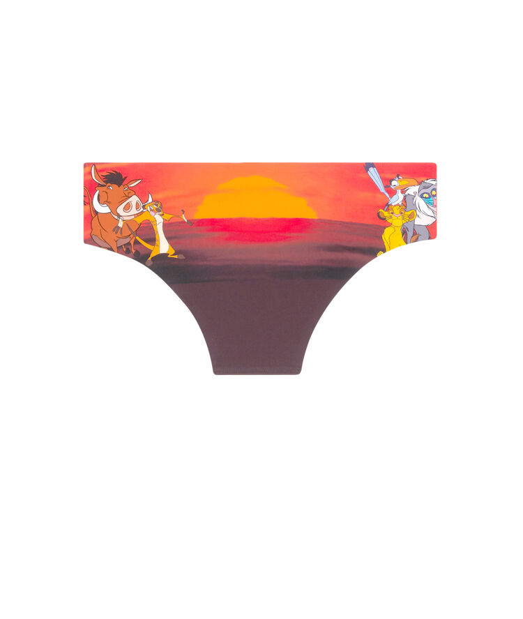 Culotte con estampado de el rey león kinglioniz naranja.