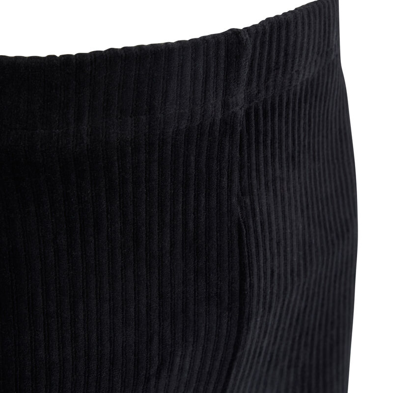 Pantalón pata de elefante de terciopelo andriz negro.