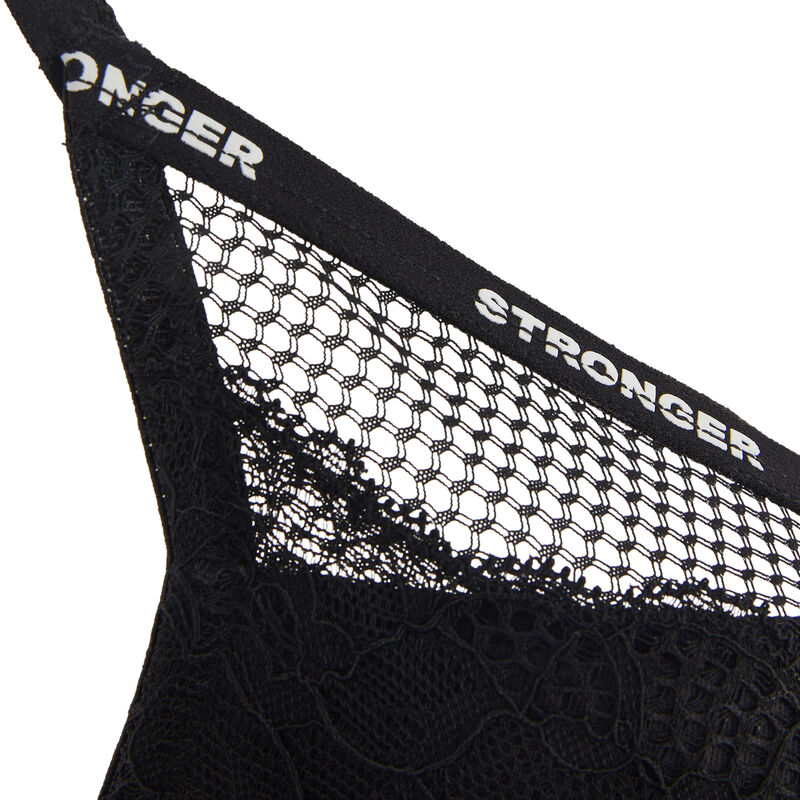 Sujetador push-up de encaje adesiz noir.