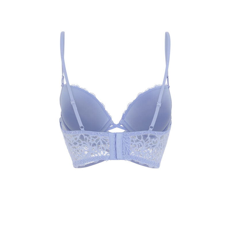 Sujetador push-up de encaje - azul cielo Sujetador push-up de encaje - azul cielo ;