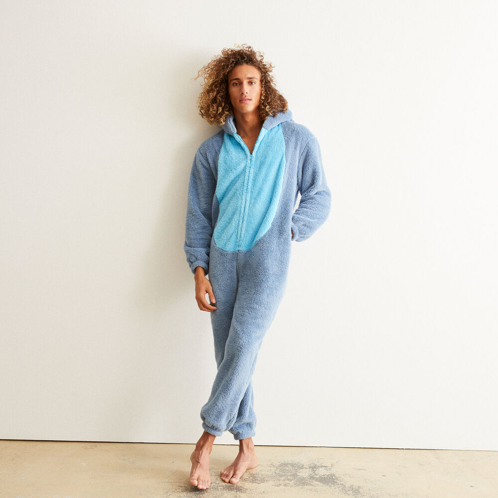 Mono stitch - azul azul.