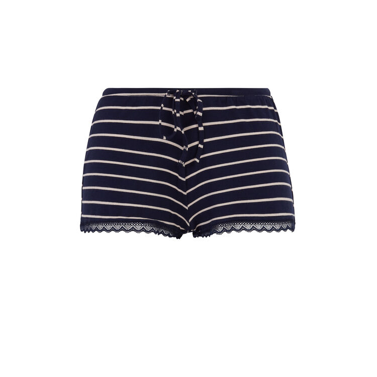 Shorts azul marino rayutiz azul.
