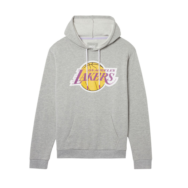 sudadera los angeles lakers - gris sudadera los angeles lakers - gris;