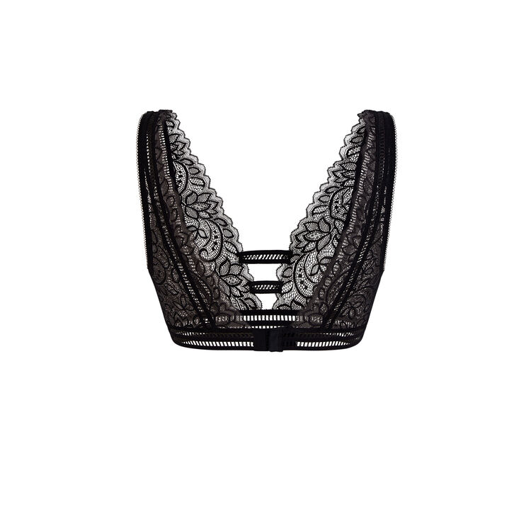 Sujetador deportivo con aros negro sayiz negro.