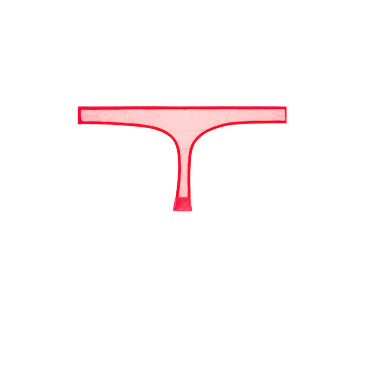 Braguita tanga coral fluo revoltiz rosa.