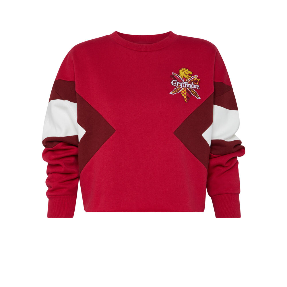 Sudadera con emblema de gryffindor - burdeos burdeos.