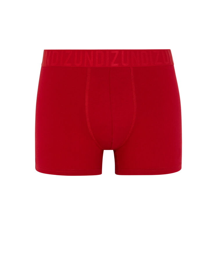 Bóxer de algodón con mensaje restibiz rojo.