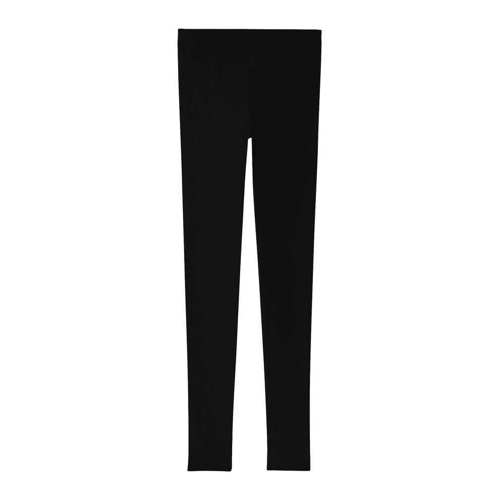 Leggings lisos de lycra - negro negro.