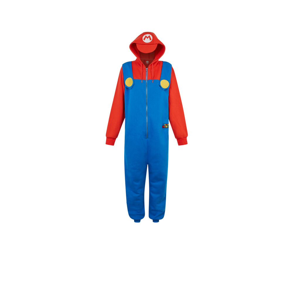 Mono mario - azul azul.