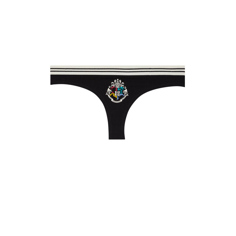 braguita con estampado Harry Potter - negro braguita con estampado Harry Potter - negro;