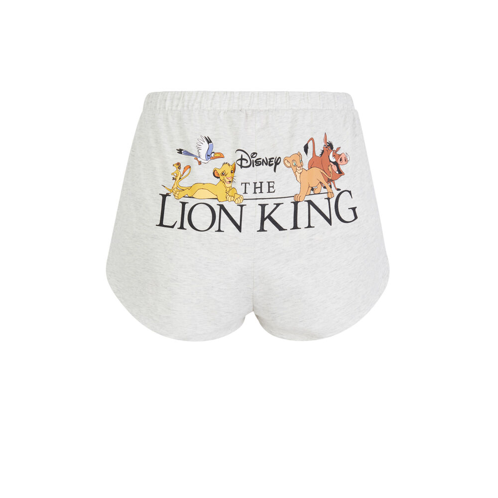 Short con estampado el rey león - gris gris.