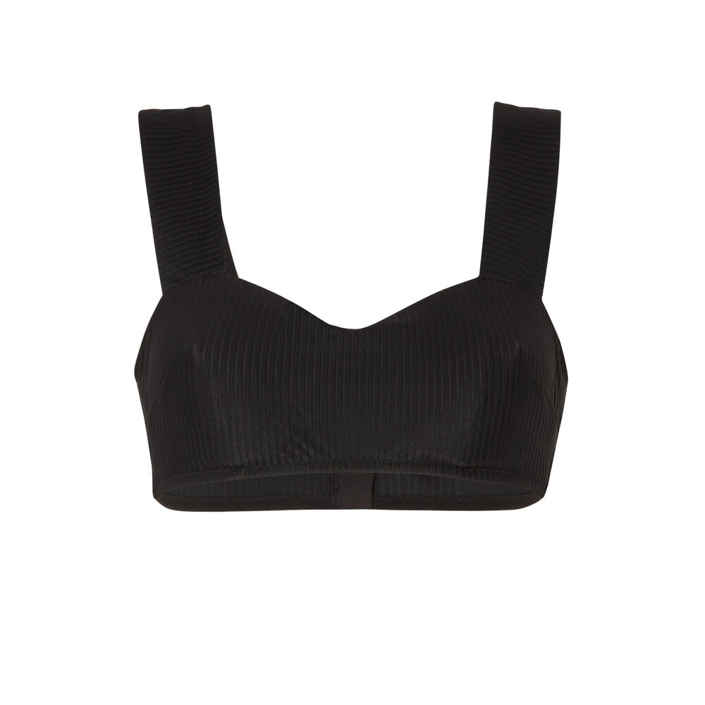 Sujetador corbeille en micro - negro negro.