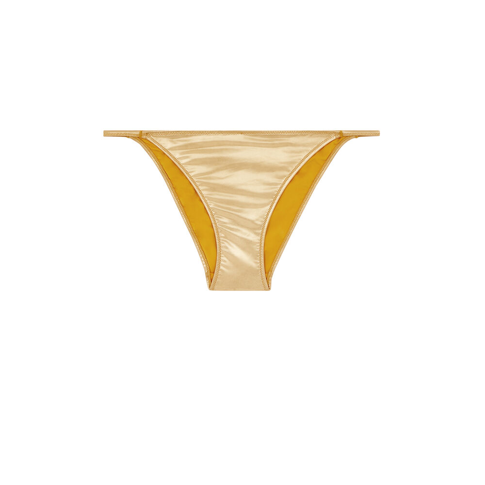 Parte de abajo de bikini - oro oro.
