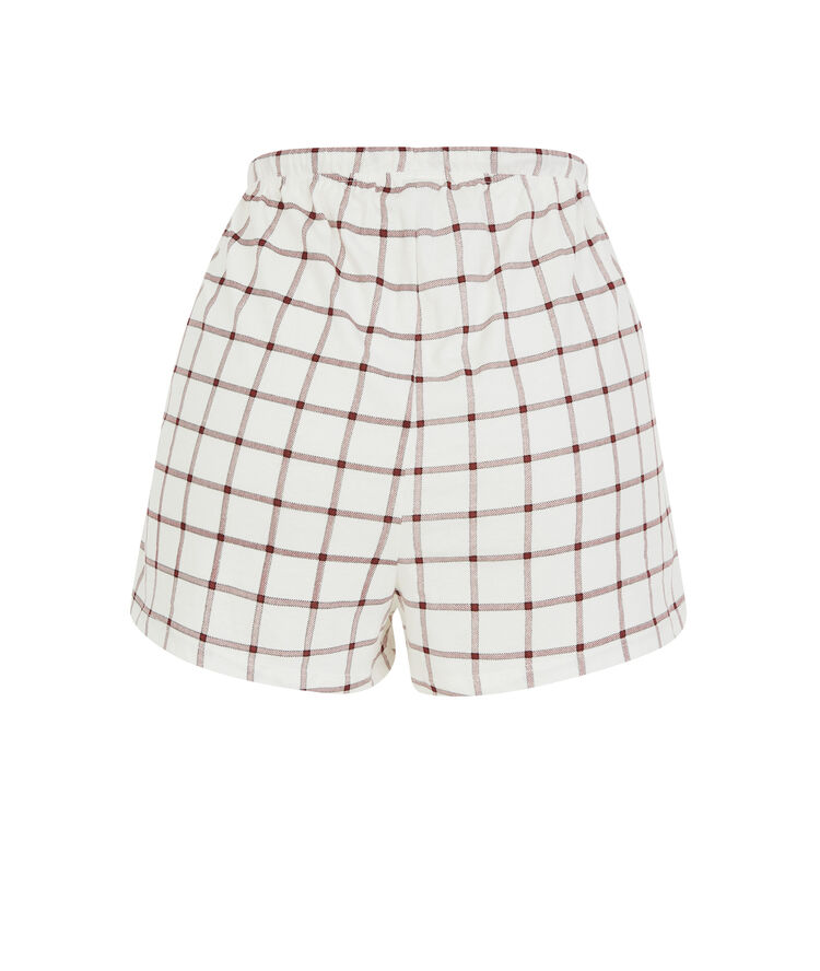 Short la dama y el vagabundo - blanco blanco.