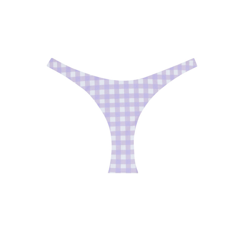 parte de abajo de bikini baja vichy - morado parte de abajo de bikini baja vichy - morado;