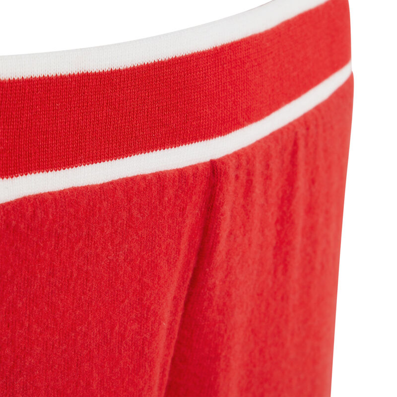 Pantalon élastique à la taille rougiz rouge.