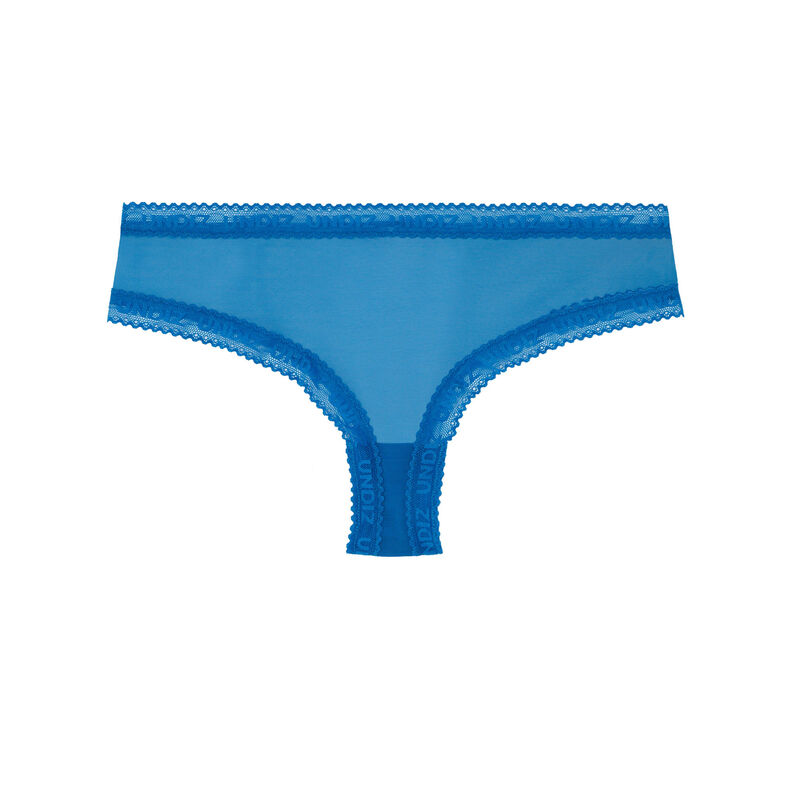 Braguita culotte lisa de tul - azul Braguita culotte lisa de tul - azul;