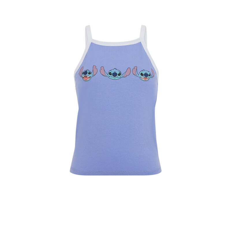 Top con tirantes finos Stitch - violeta Top con tirantes finos Stitch - violeta;