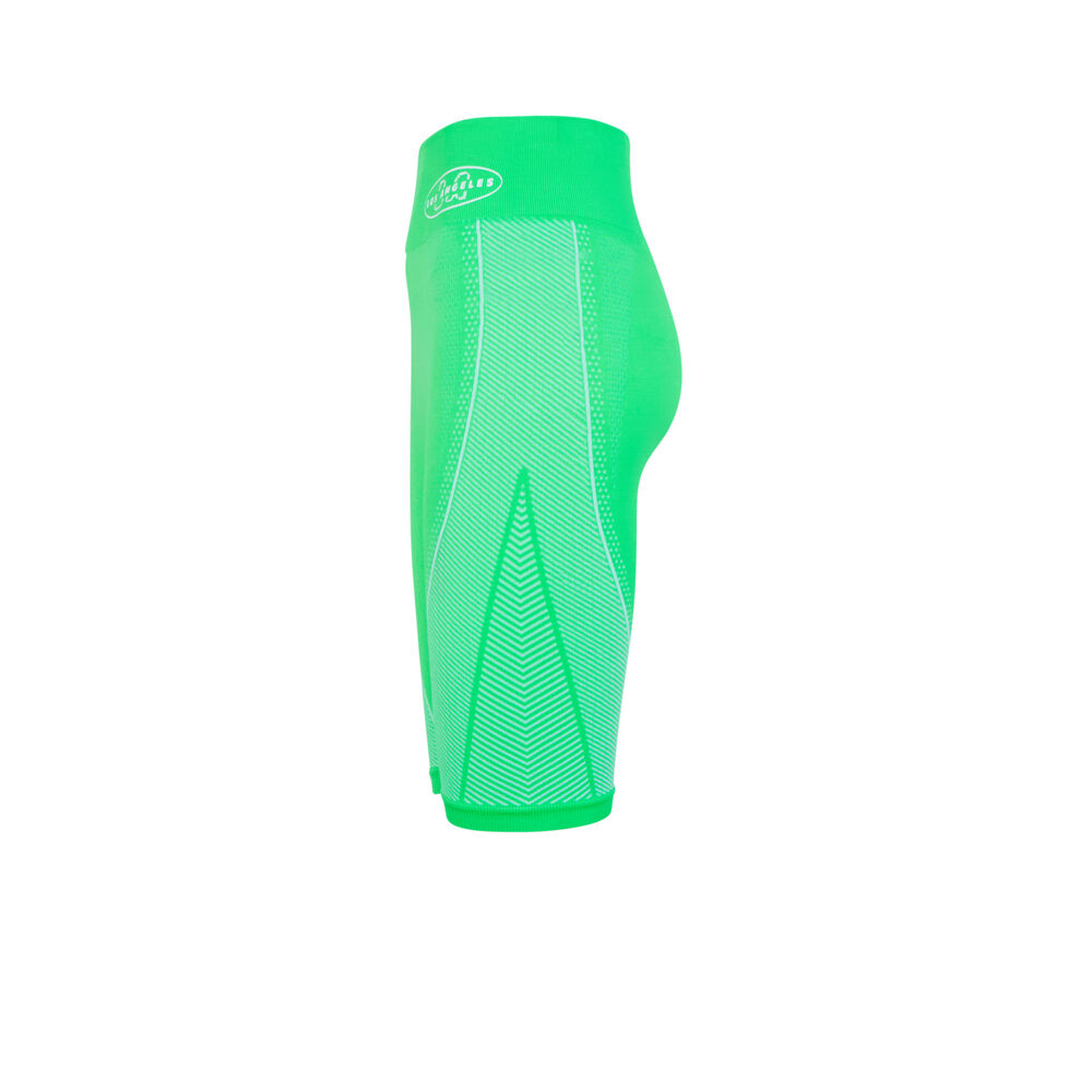 Bermuda ciclista con motivos y mensaje los angeles - verde verde.