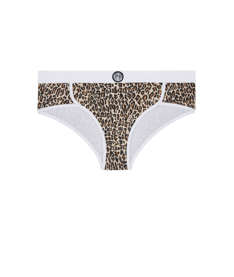 Braguita culotte con estampado de leopardo y licencia rey león versasimbiz carne.