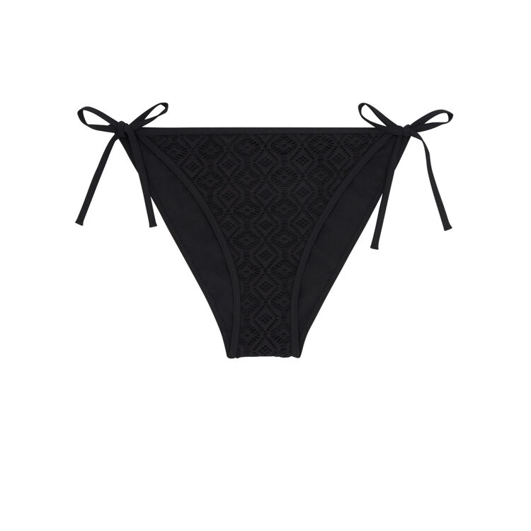 Braguita de bikini negra Islacrochiz Braguita de bikini negra Islacrochiz;