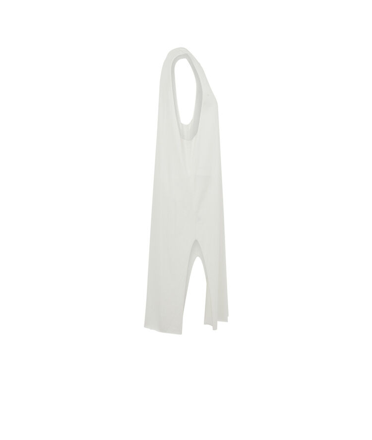Vestido sin mangas liso - blanco blanco.