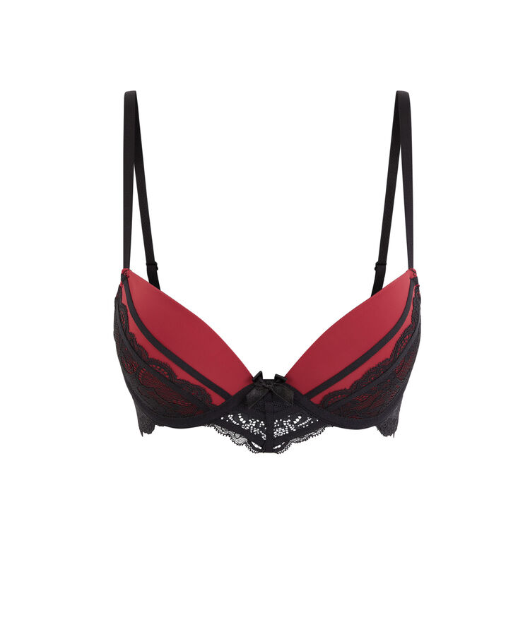 Sujetador push-up de encaje new princiz coral.