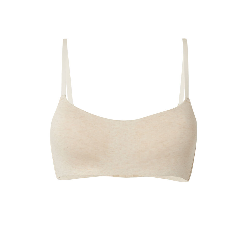 Sujetador de aumento sin aros - nude beige.