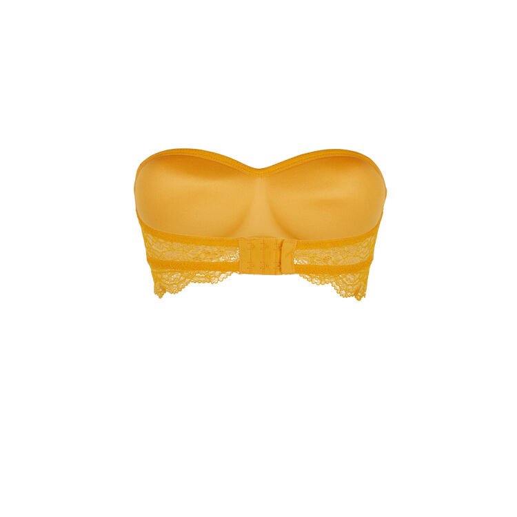 Sujetador sin tirantes azafrán everydayiz naranja.
