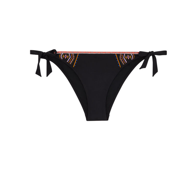 Parte de abajo de bikini negro brotressiz Parte de abajo de bikini negro brotressiz;