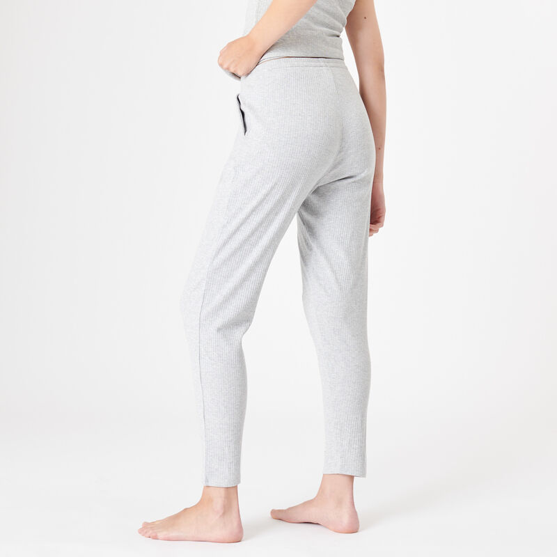 Pantalón de punto - gris claro Pantalón de punto - gris claro ;