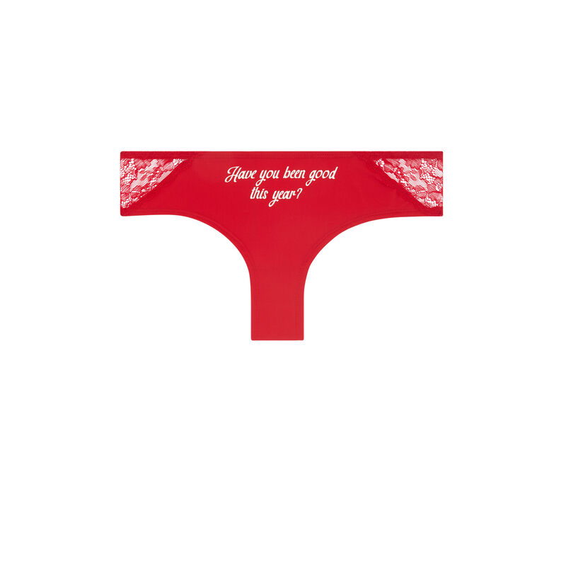 Braguita culotte de micro con mensaje englistoniz Braguita culotte de micro con mensaje englistoniz;