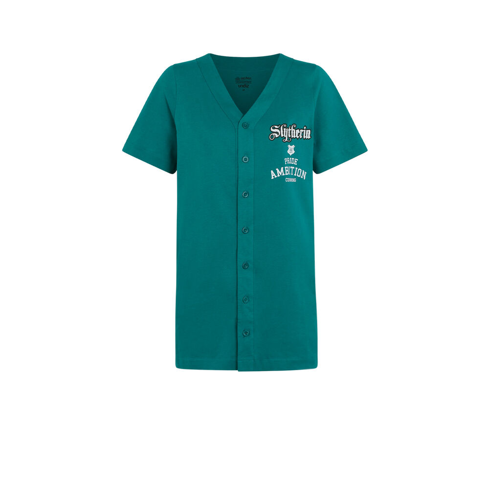 Camiseta larga slytherin - verde verde.