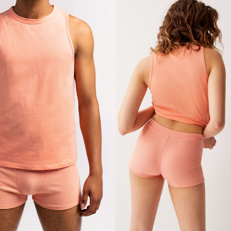 Top sin mangas unisex de punto - melocotón Top sin mangas unisex de punto - melocotón;