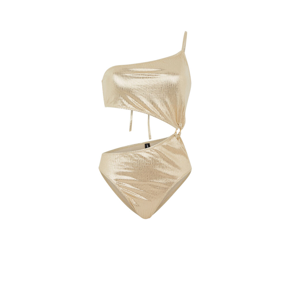 Bañador de una sola pieza - oro oro.