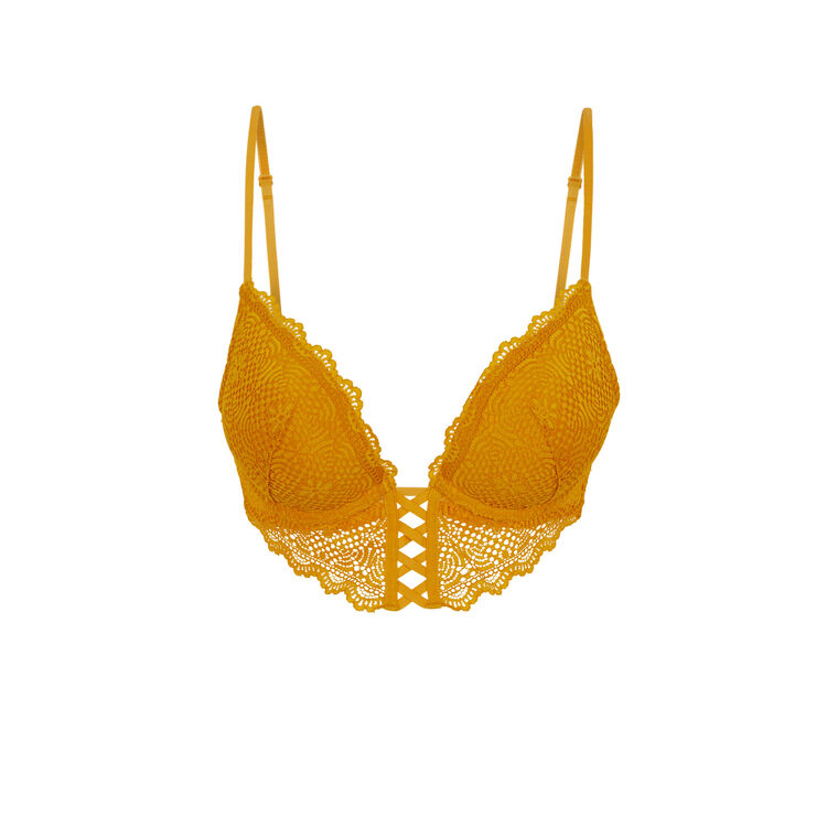 Sujetador corpiño push-up amarillo dorado mahaliz Sujetador corpiño push-up amarillo dorado mahaliz;
