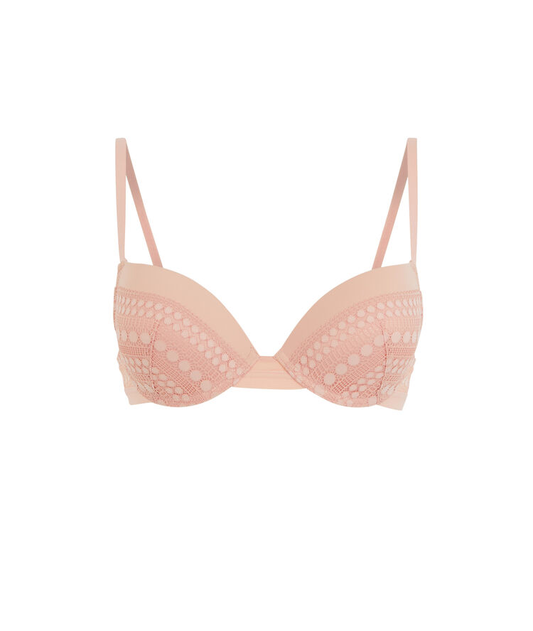 Sujetador push-up rosa cupiniz rosa.