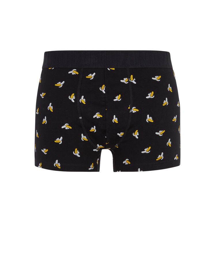 B&oacute;xer con estampado bananoiriz negro.