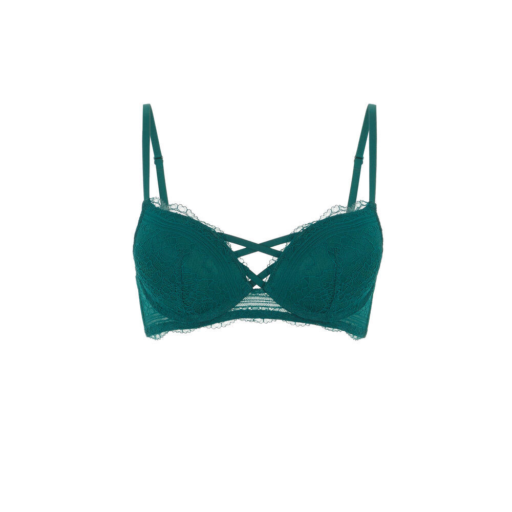 Sujetador ultra push-up - verde verde.