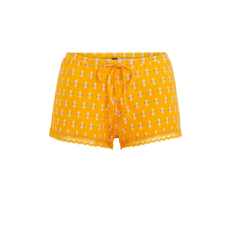 Shorts azafrán vitageoiz naranja.