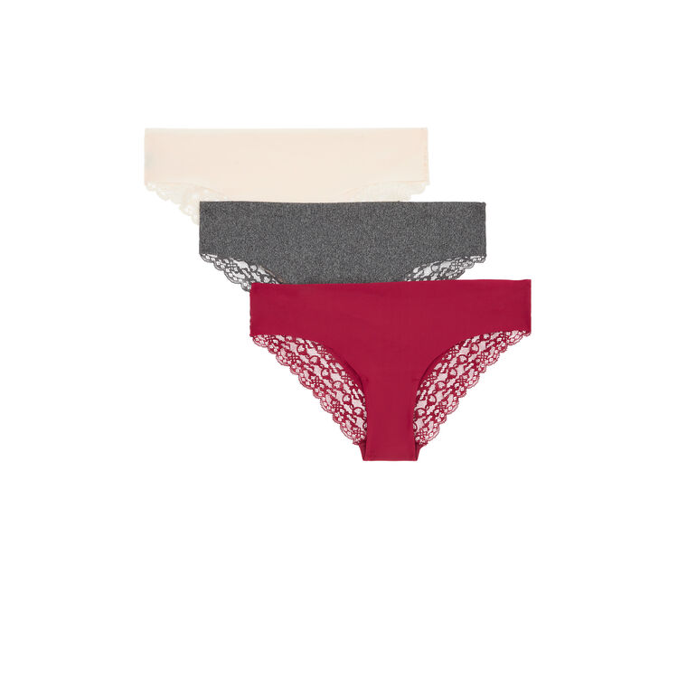 Juego de 3 braguitas culottes de micro shomiz Juego de 3 braguitas culottes de micro shomiz;